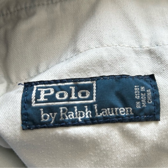 Polo Ralph Lauren VTG 90’s Fishing and Hunting Patch Plaid Shorts Mens 33 - Picture 8 of 10
